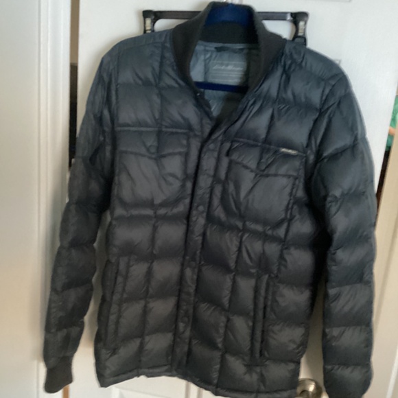 Eddie Bauer Mens Stratuslite Down Snap Front Jacket - S - Picture 2 of 11